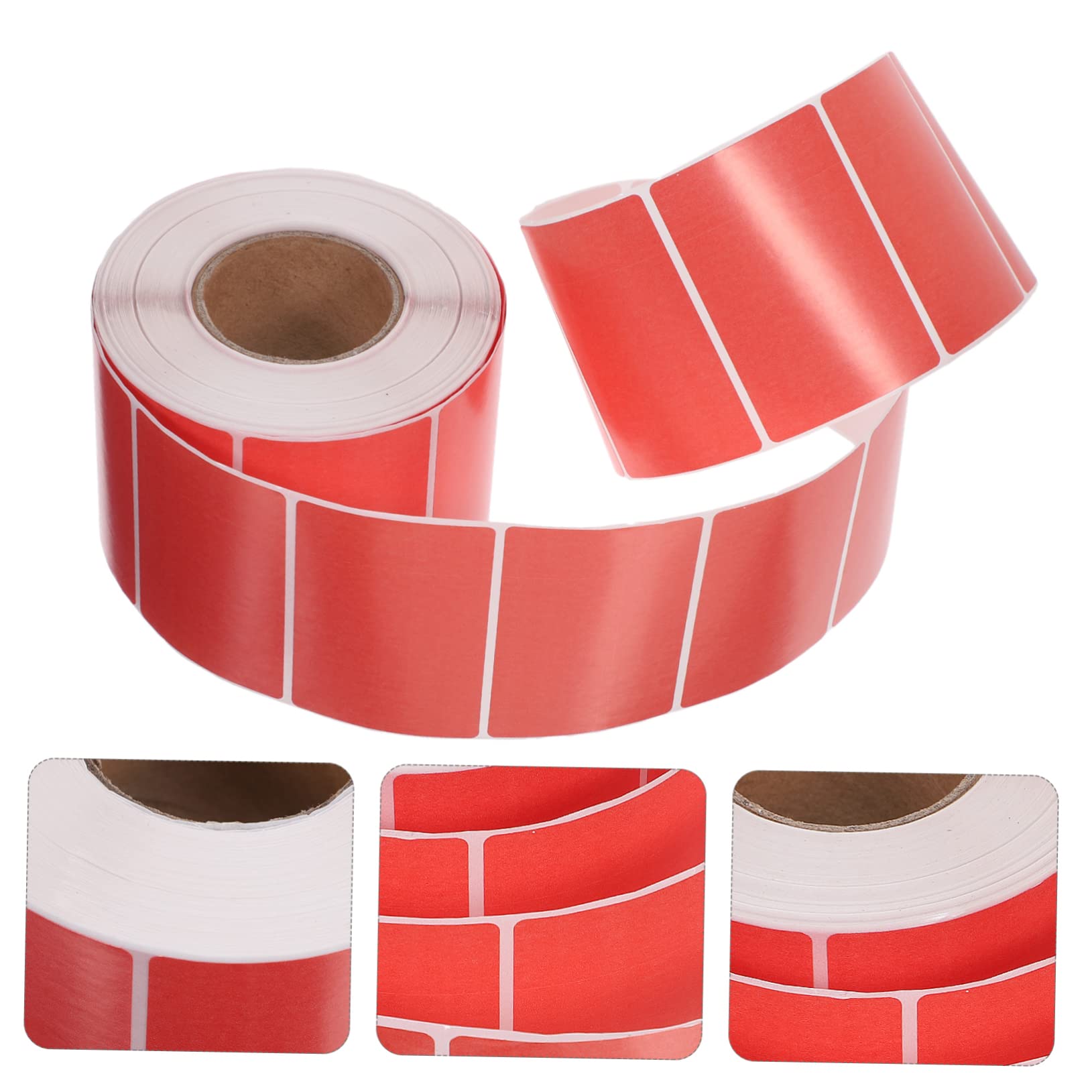 4pièces Étiquettes Thermiques Autocollantes Colorées Papier Impression Adhésif Pour Bureau Cuisine Et Magasins De Thé Lait Résistantes à Eau Et Aux Graisses