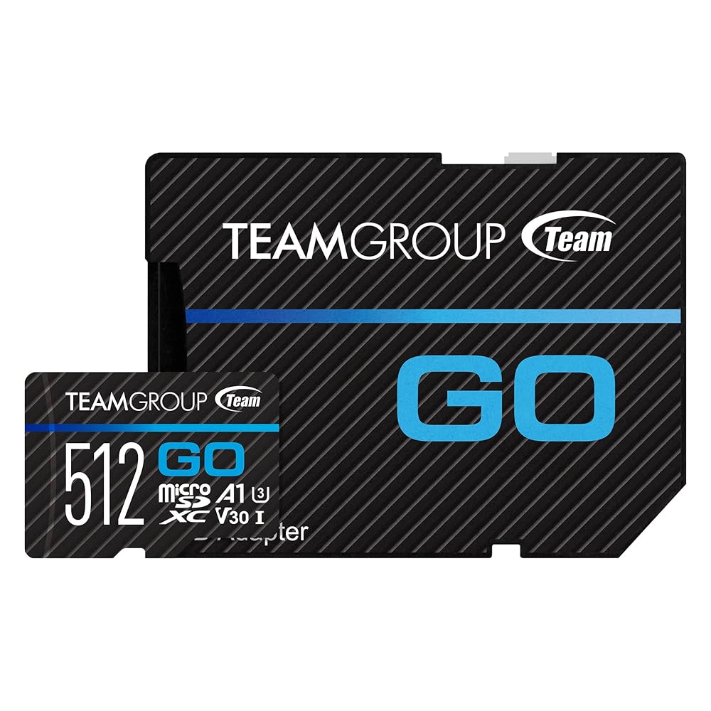Amazon.com: TEAMGROUP GO Card 512GB Micro SDXC UHS-I U3 V30