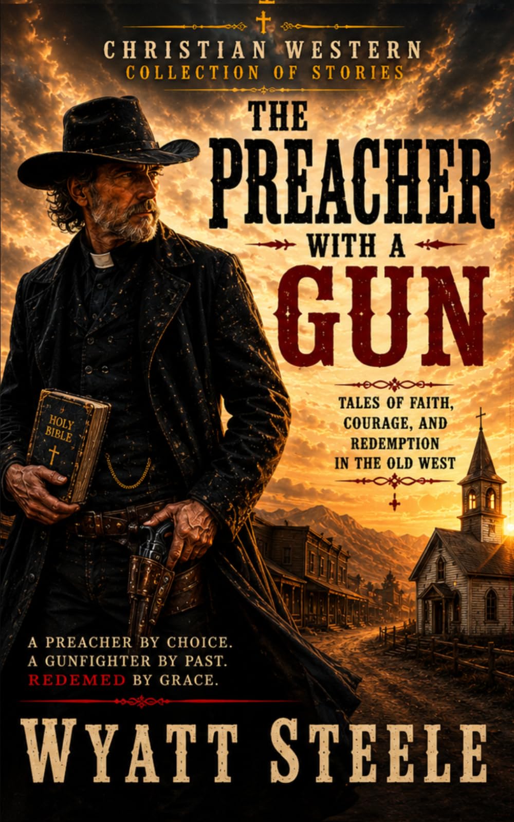 The Preacher with a Gun: Christian Western Stories of Faith, Courage, and Redemption (Silas Shepherd Christian Westerns)