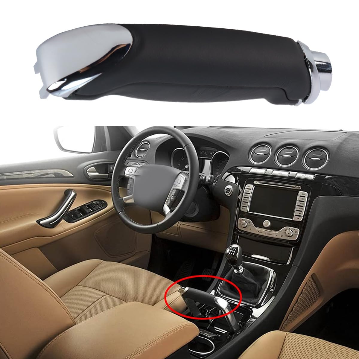 1 Set Handbremse Kit Mit Pull Cord 1774992 6G91-2783-AB 6G91-2780-PC Geeignet Für Galaxy Und S-MAX Modelle Von 2006 Zu 2015