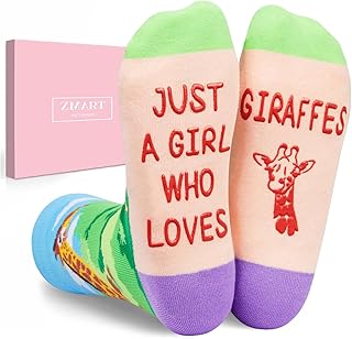 Zmart Funny Socks for Women - Turtle Panda Fox Gifts, Hedgehog Socks for Teen Girls