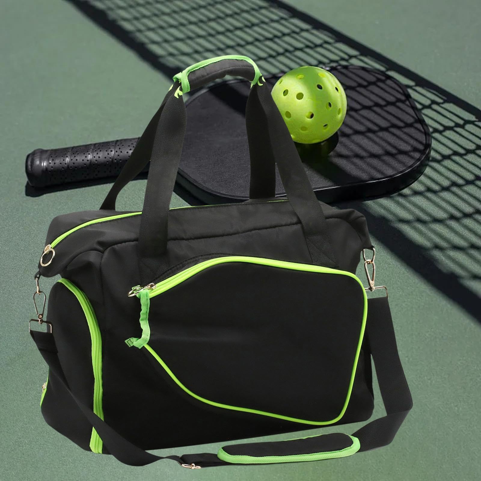 Elegante e Resistente Porta Racchetta da Pickleball per Fitness e | all'aria aperta, che può essere trasportato a spalla o a mano per un facile trasporto. Leggero e portatile.
