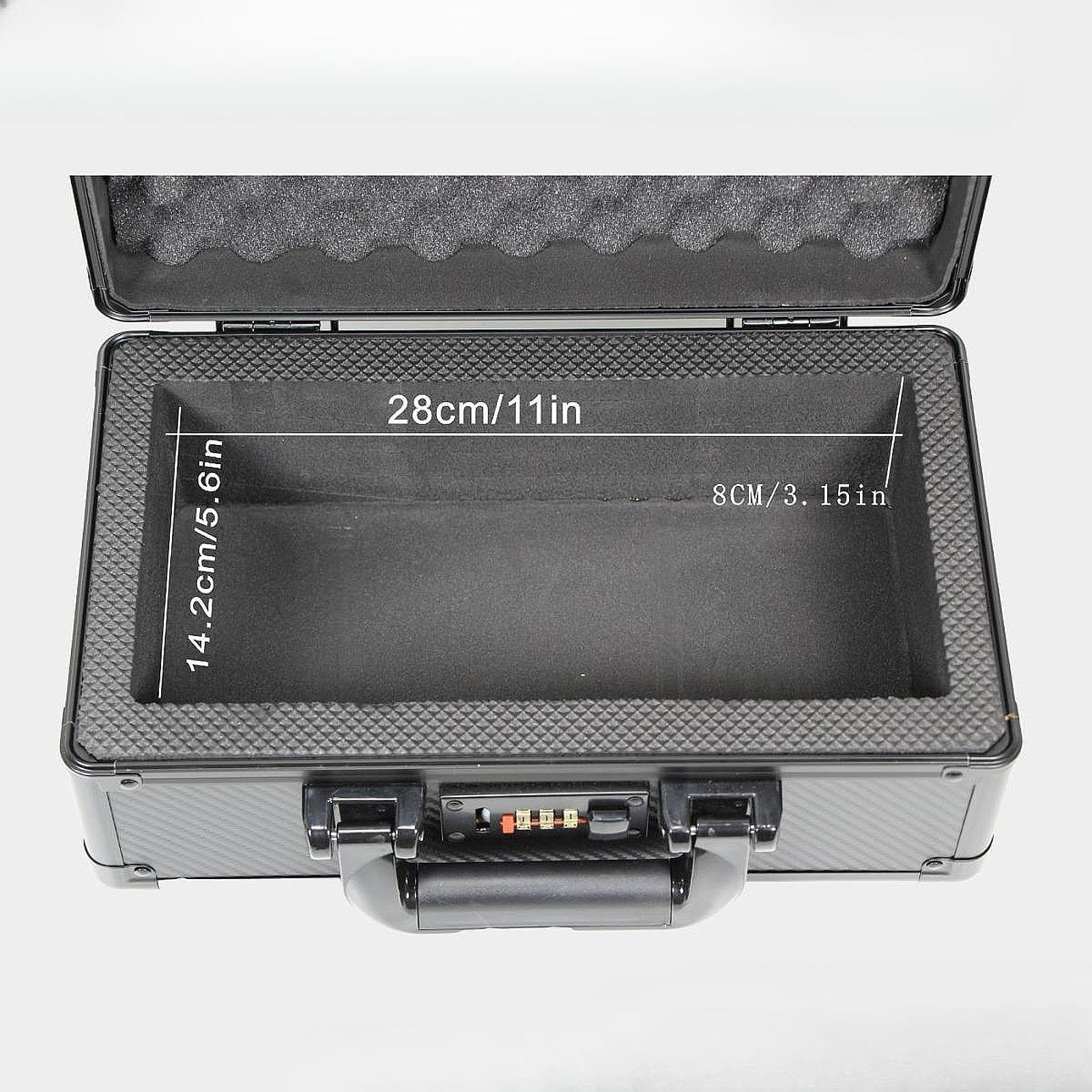 Scatola per Carte Collezionabili, Custodia in Alluminio, Portatile, Multiuso, Impermeabile, Organizer per Carte da Gioco Singolo.