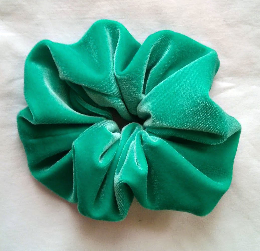 Amazon.com : Seafoam- Light Green Velvet Hair Scrunchy - Made in the USA :  Beauty & Personal Care