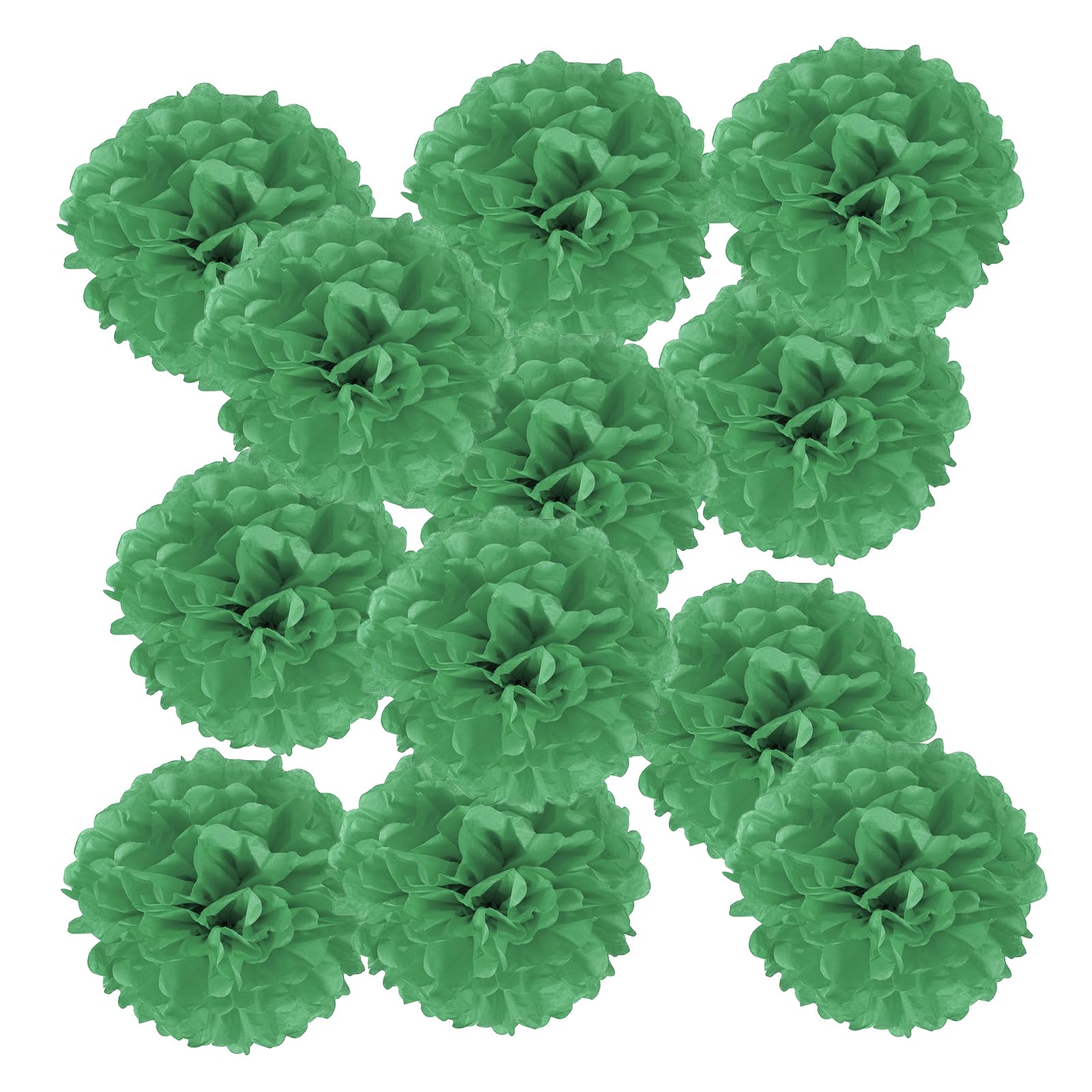 PATIKIL 12 Stück 35 cm Pom Poms Papier Blumen, Papierblumen
