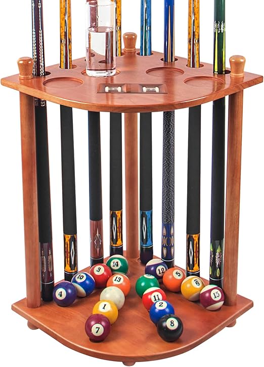 Pool Cue Holder AKLOT Pool Cue Rack Billiard Cue Racks With Score