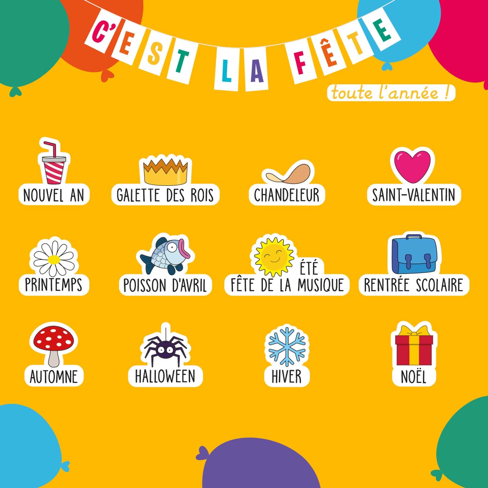 Coffret Chefclub Kids - C'est la fête toute l'année