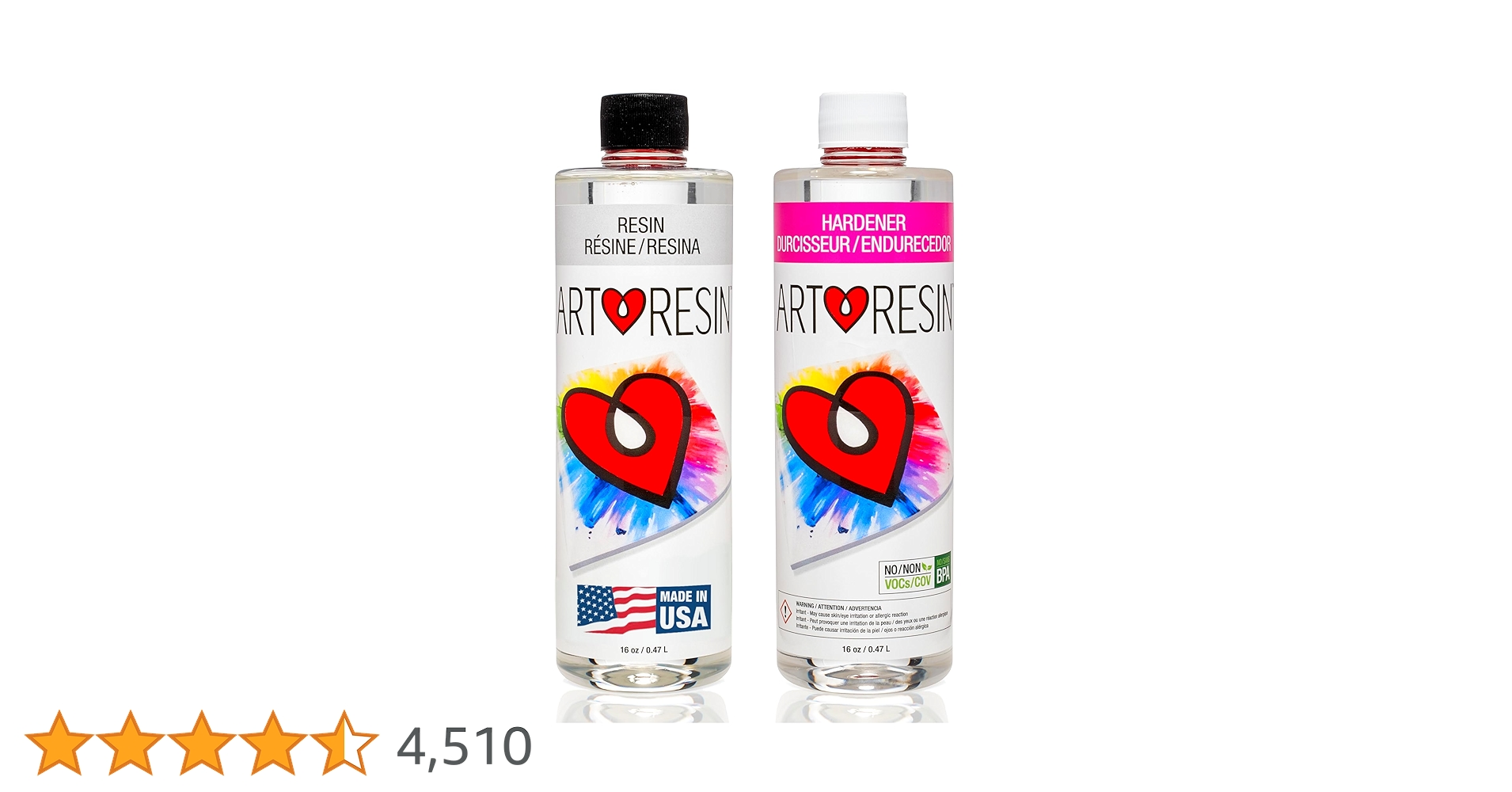 【新品•未開封】アートレジン　ARTRESIN社　946mL Amazon | ArtResin エポキシ樹脂 レジン 透明 クリア 946ml