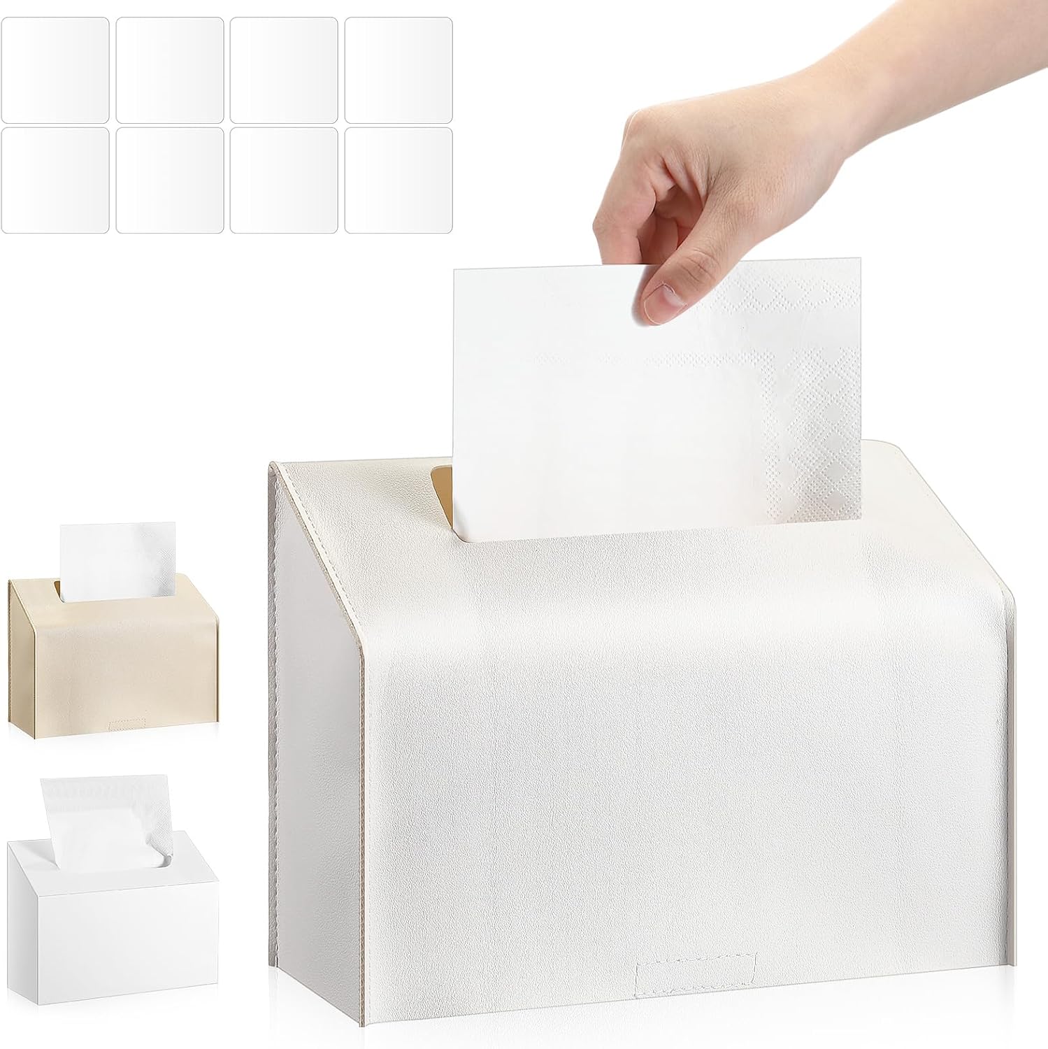 Amazon.com - Marsui 1 Pc Leather Hand Towel Box Cover Holder Compatible ...