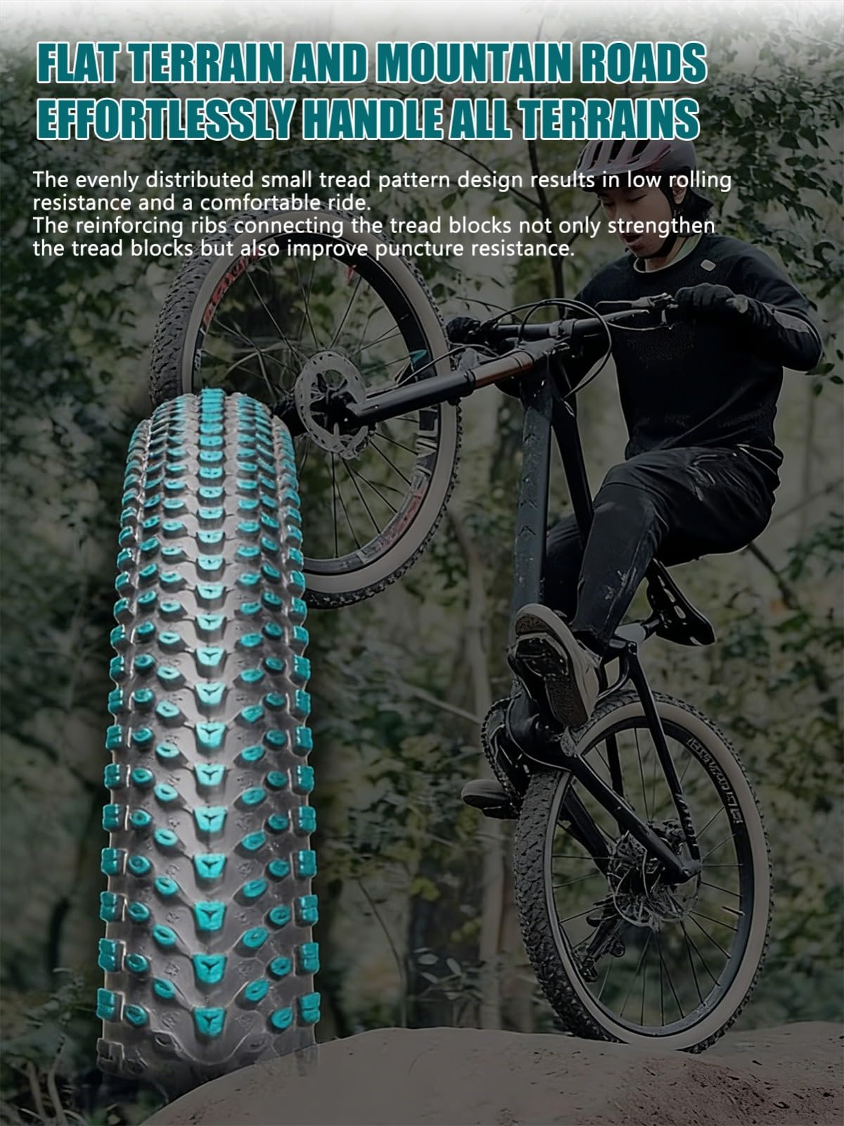 Fahrradreifen 16/20/22/24/26/27.5 Zoll - mit Fahrradschlauche mit Schlauch & Reifenheber Bike Tires Reifen für Mountain Bike/Citybike/Rennrad