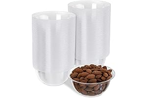 Tebery Clear Plastic Salad Bowls: A Hygienic and Convenient Choice for Your Dining Needs