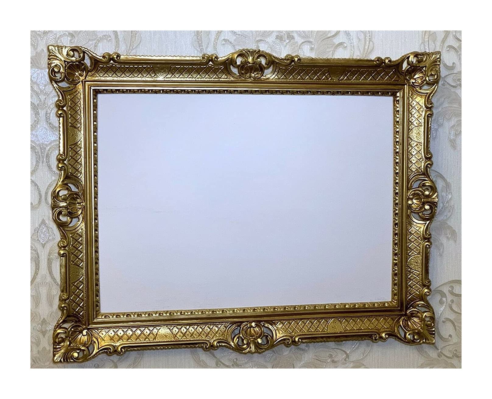 Generisch Ramka na zdjęcia w stylu barokowym, złotym, 50 x 70 cm, ramka na zdjęcia, ramka ślubna, tablica reklamowa