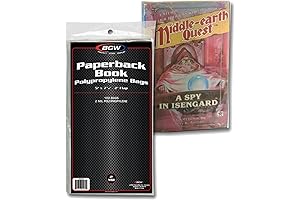 BCW Acid-Free Book Protectors for Paperbacks