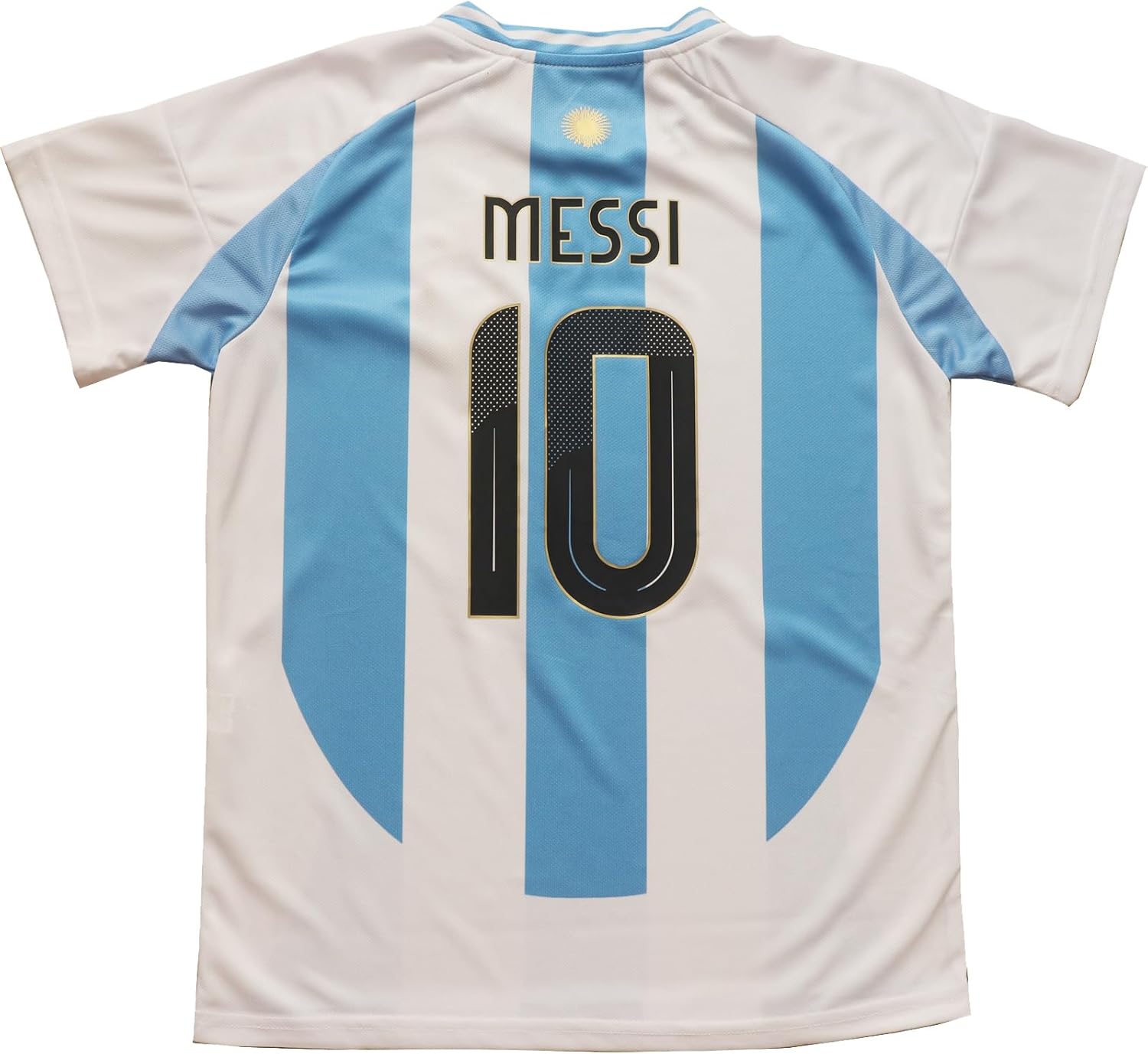 2024 Argentina #10 Leo. Copa-America Home Kids Football Soccer Jersey/Shorts/Socks Kit Youth Sizes