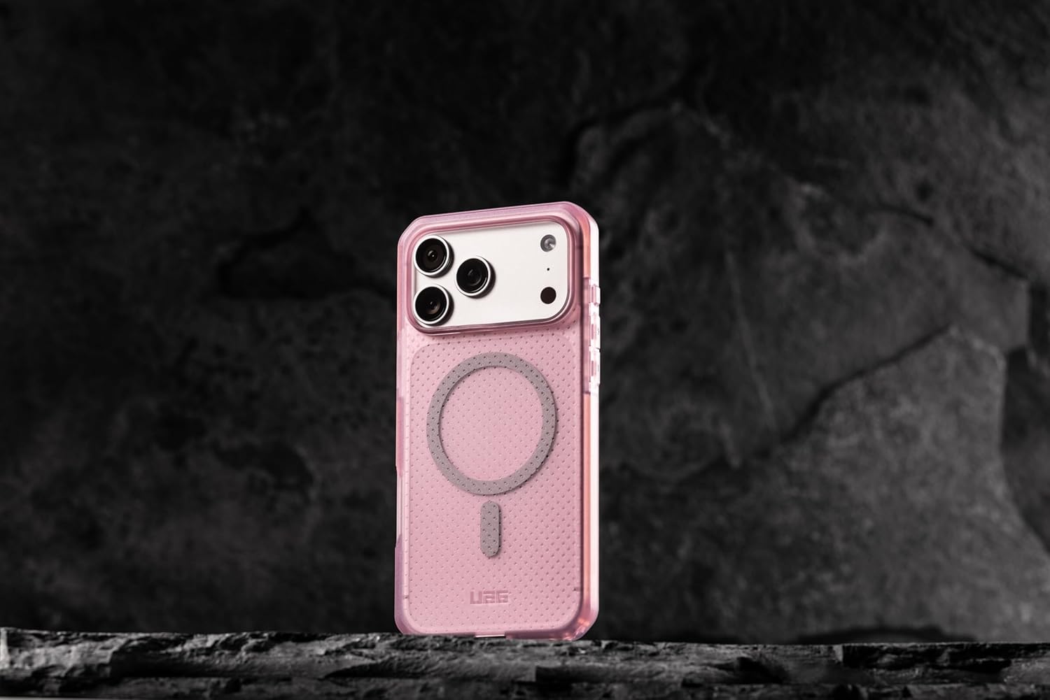 URBAN ARMOR GEAR UAG Designed for iPhone 17 Case Dot - Compatible with MagSafe Translucent Military Grade Protective Cover, Lilac Purple