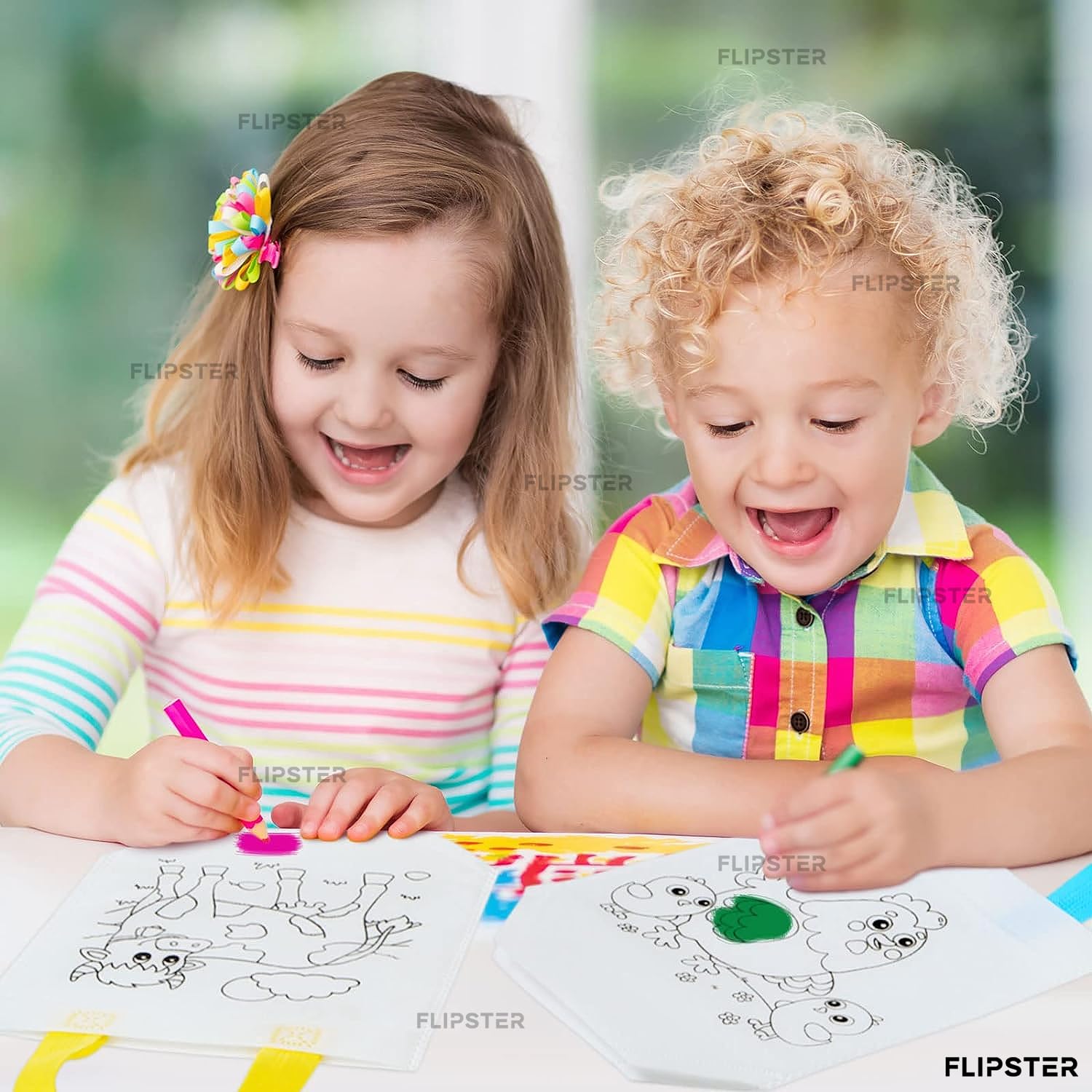 DIY Birthday Gift Bags with Crayons - Set of 12 -6 DIY Birthday Gift Bags with Crayons - Set of 12 -6