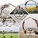 7ft Wooden Heptagonal Wedding Arch, Rustic Garden Arbor, Photo Booth Backdrop Stand, Boho Wedding Decor, Natural Wood Wedding Arch