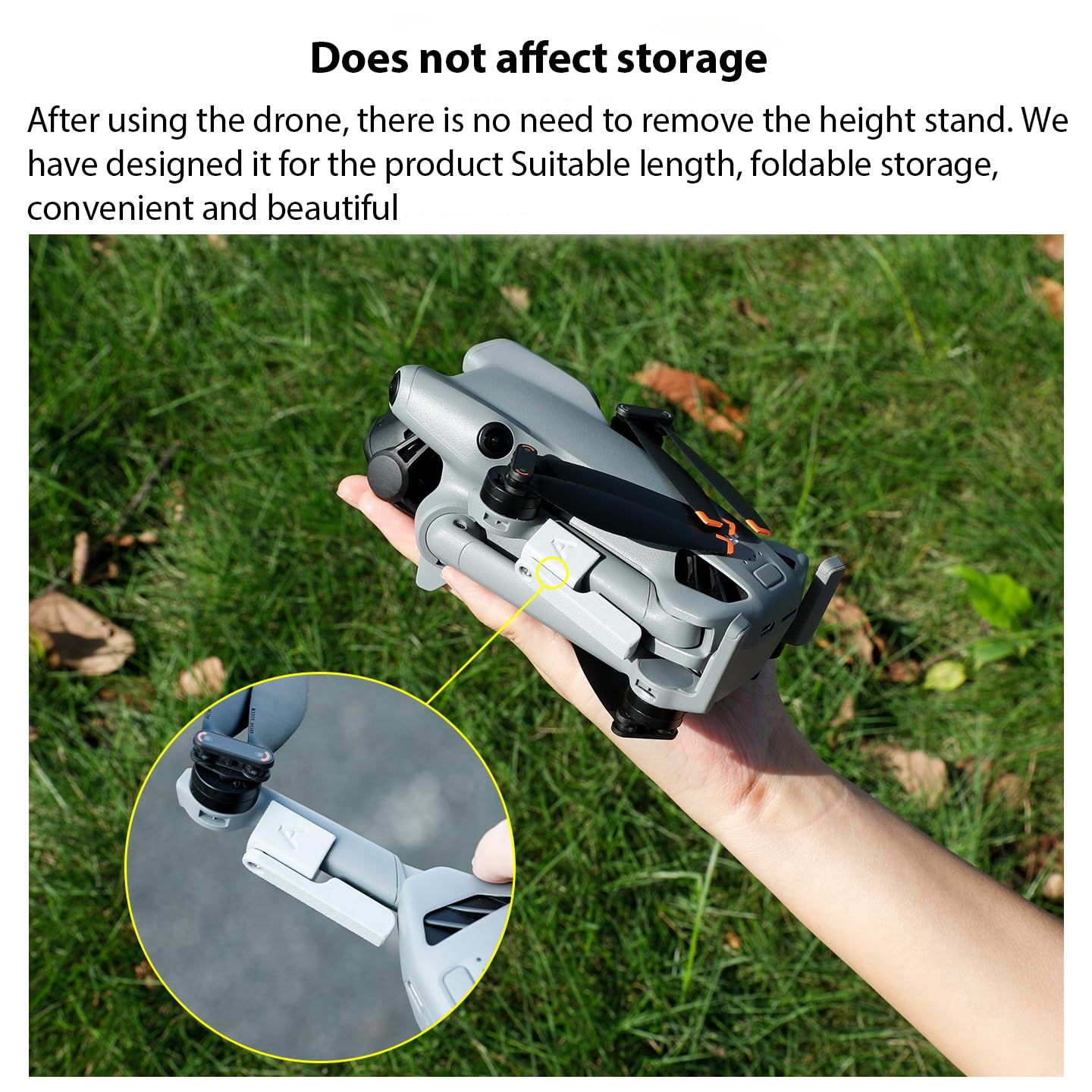 Soporte De Aterrizaje Plegable Para DJI Mini 5 Pro – Kit De Patas Extendidas De 25 Mm, Liberación Rápida