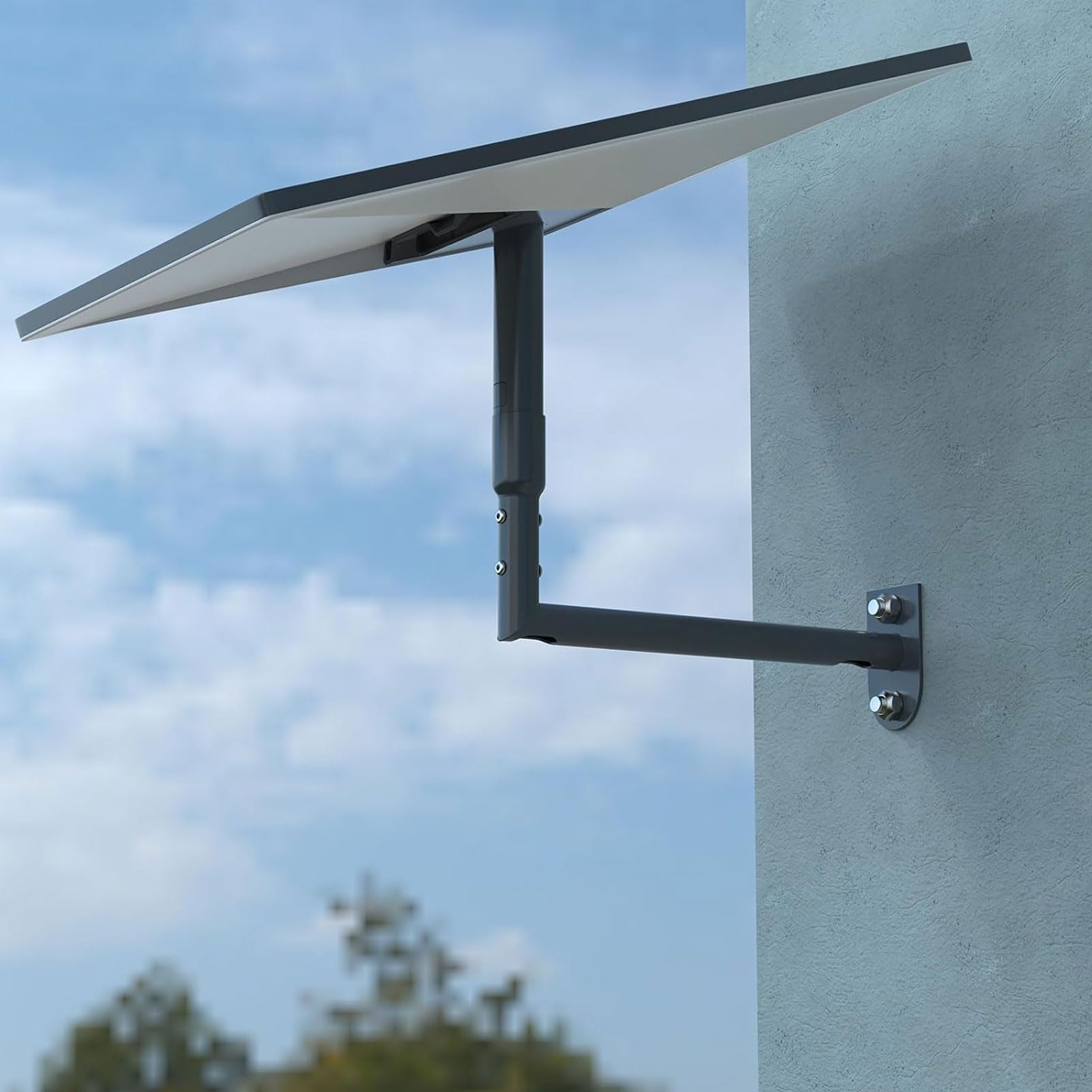 Support Gen 3, Antenne Parabolique Standard V3, Support Mural Long sur Toit avec Adaptateur Tuyau, Kit Montage Pivotant sur Poteau Internet Gen 3 Toits