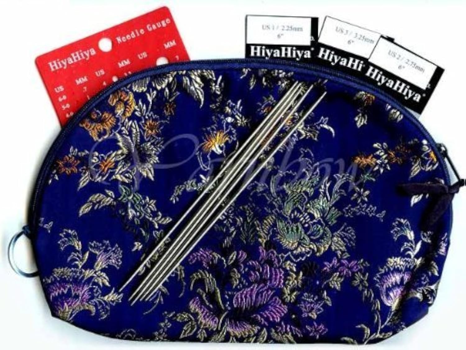 HiyaHiya Sock Needles Set, Steel 6" Double Pointed