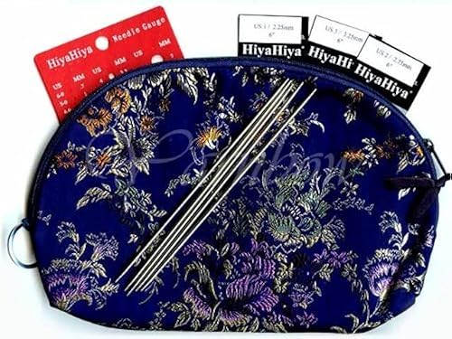 Miniatura 7 de HiyaHiya Juego de agujas para calcetines, afiladas de 6 pulgadas de doble punta