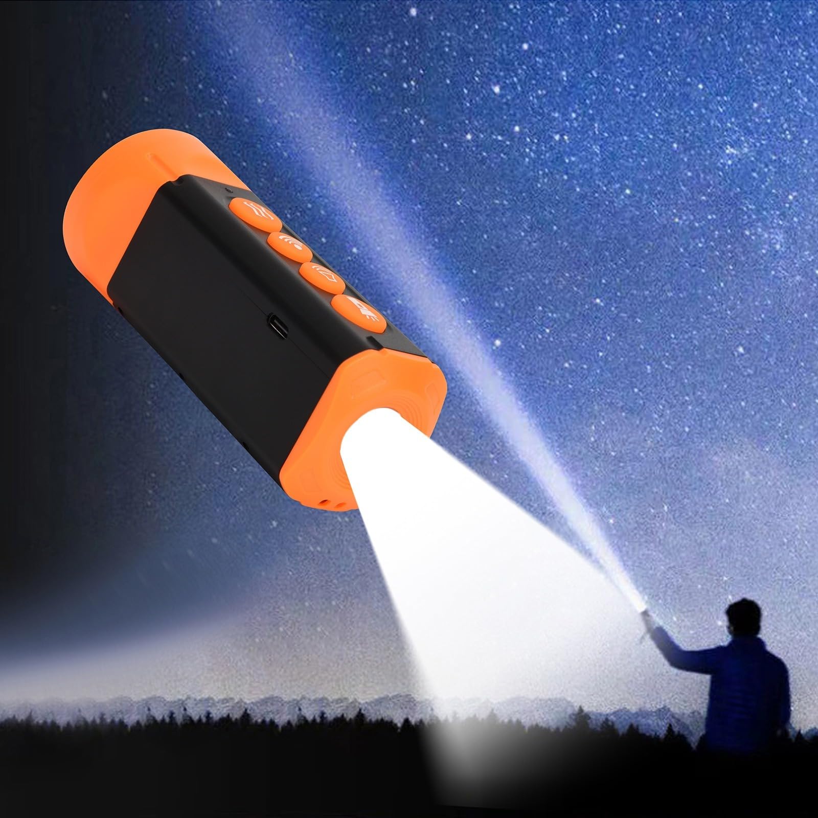 Generico Produits de Sécurité de la lampe de poche d'autodéfense pour Chien d'Aide Répulsif d'autodéfense à