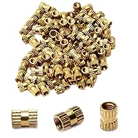 Vista 20 de Tuercas moleteadas de rosca hembra M3x3mm, 200 piezas Hx4mm OD latón roscado inserción tuercas de inserción hidráulica soldada junta junta surtido