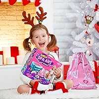 Vista 6 de Kit de Día de Spa para Niñas Juguete - Conjunto de Esmalte de Uñas para Regalos de Niñas 7-12 - Día de Spa de Pies para Niña para Manicuras Pedicura