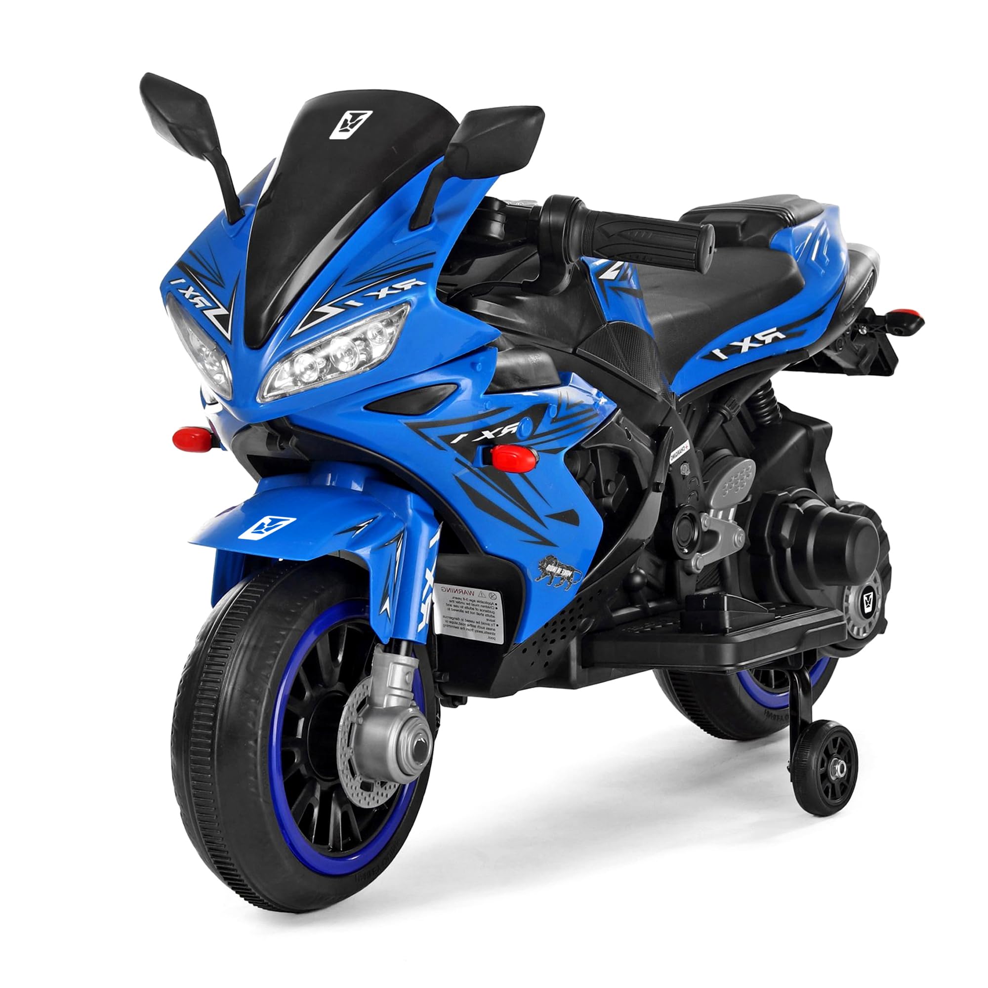 Leotoon Harley Quinn 2W Bike | 6V/5AH Battery | 6V/17000 RPM Motor | Hand Accelerator | USB/MP3 Interface | Educational Rhymes | LED Light | English Music | BIS Certified | (Blue) (3-6 Years) (B0DDCQ594J) Amazon Price History, Amazon Price Tracker