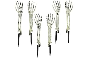 Halloween Realistic Skeleton Stakes | Zombie Ghost Arm Stake Severed Hands for...