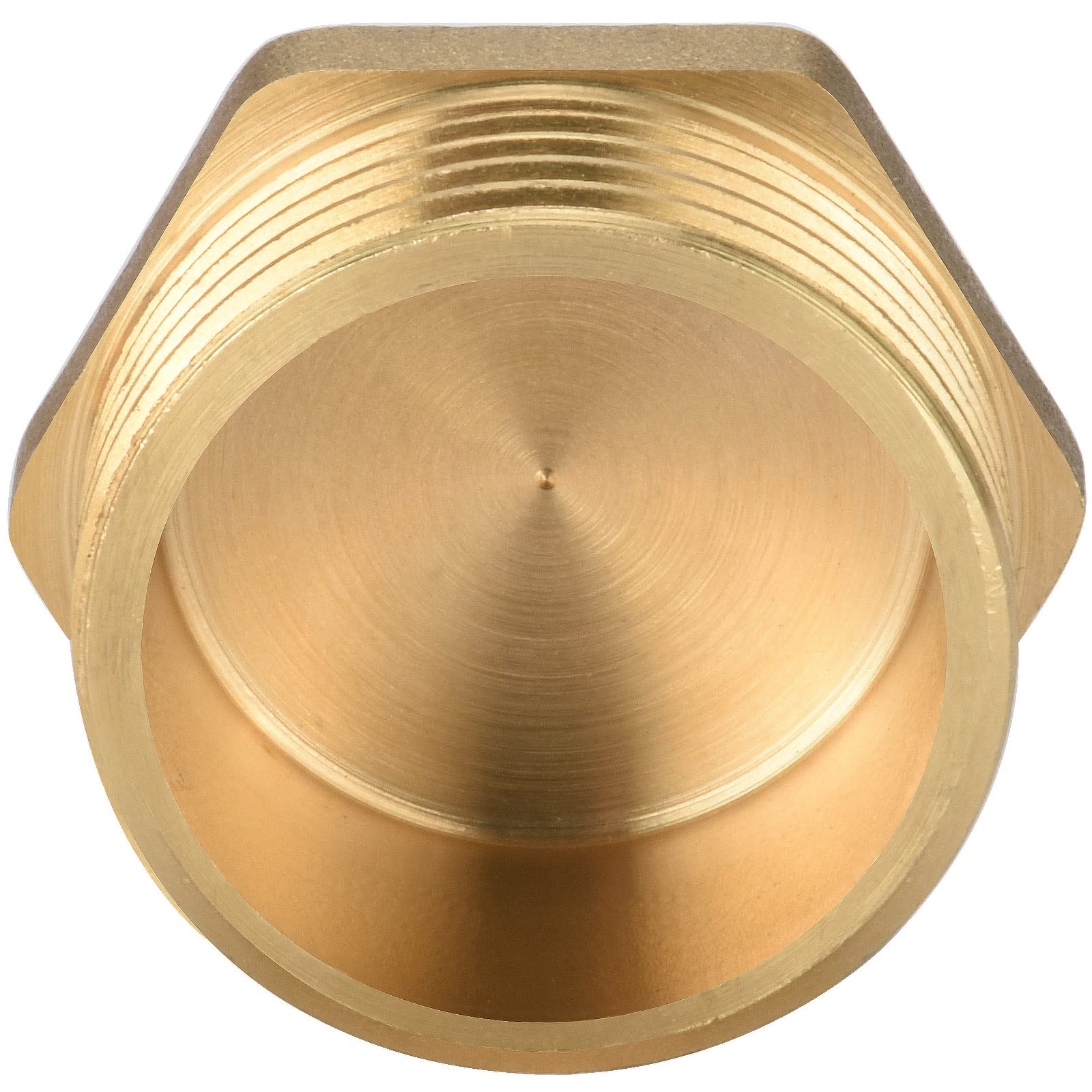 Gardening Will 4 Tappi Per Tubo Da Giardino In Ottone 1,9 Cm Femmina - Con 8 Rondelle Di Ricambio - 2