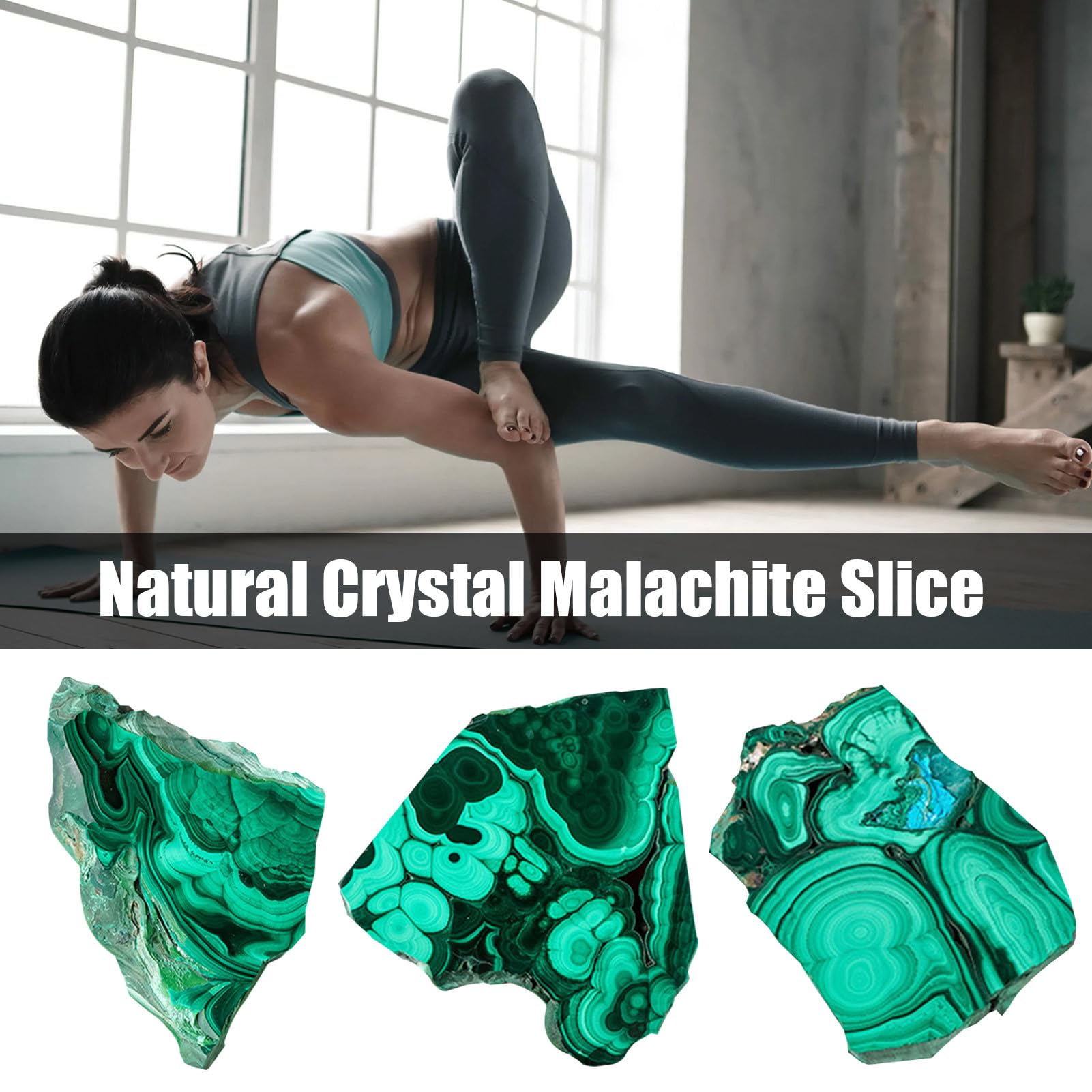 Amazon.co.jp: マラカイト石 - 不規則な天然生原石マラカイト フリー