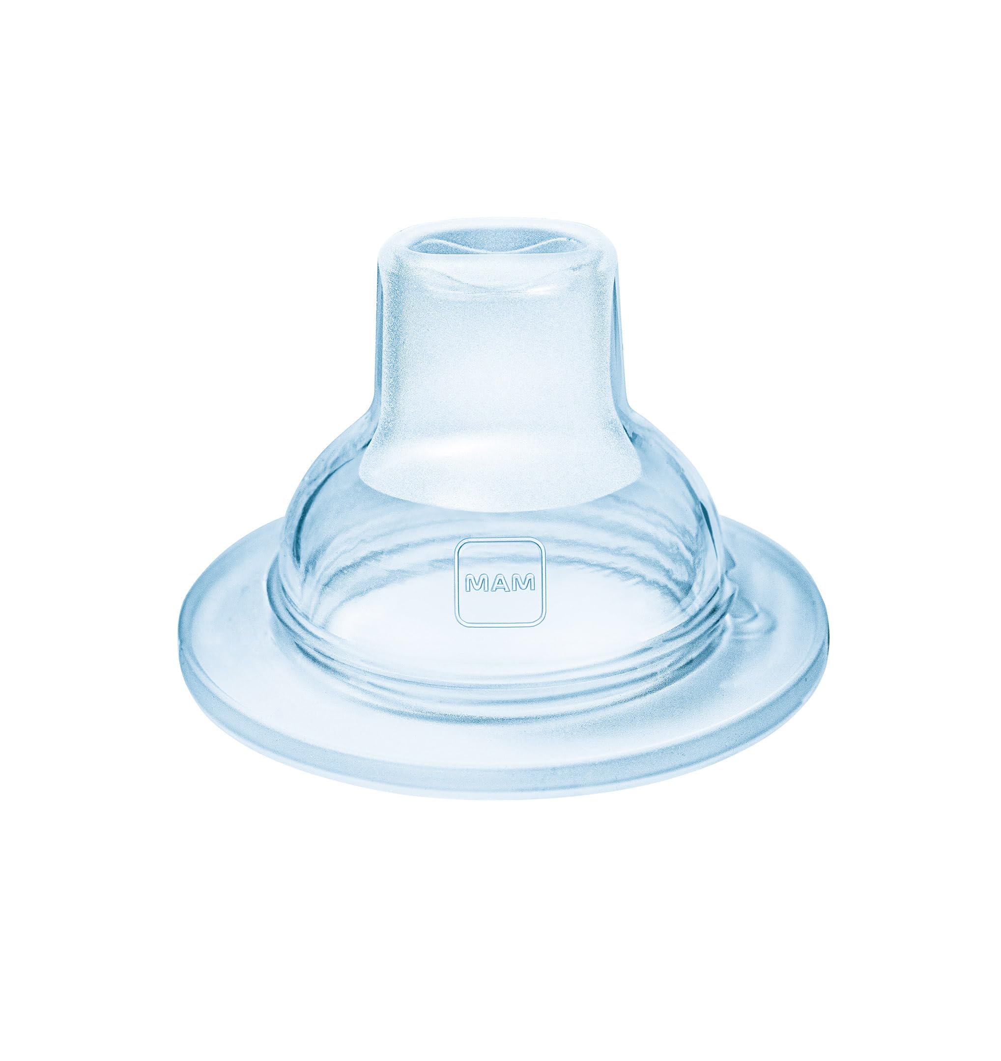 MAM Boquilla Extra Blanda para Biberones y Vaso Trainer+ MAM, de Forma Simétrica Ideal Transición al Vaso de Aprendizaje, de Silicona SkinSoftTM de Fácil Aceptación, Antiderrames, Pack 2uds