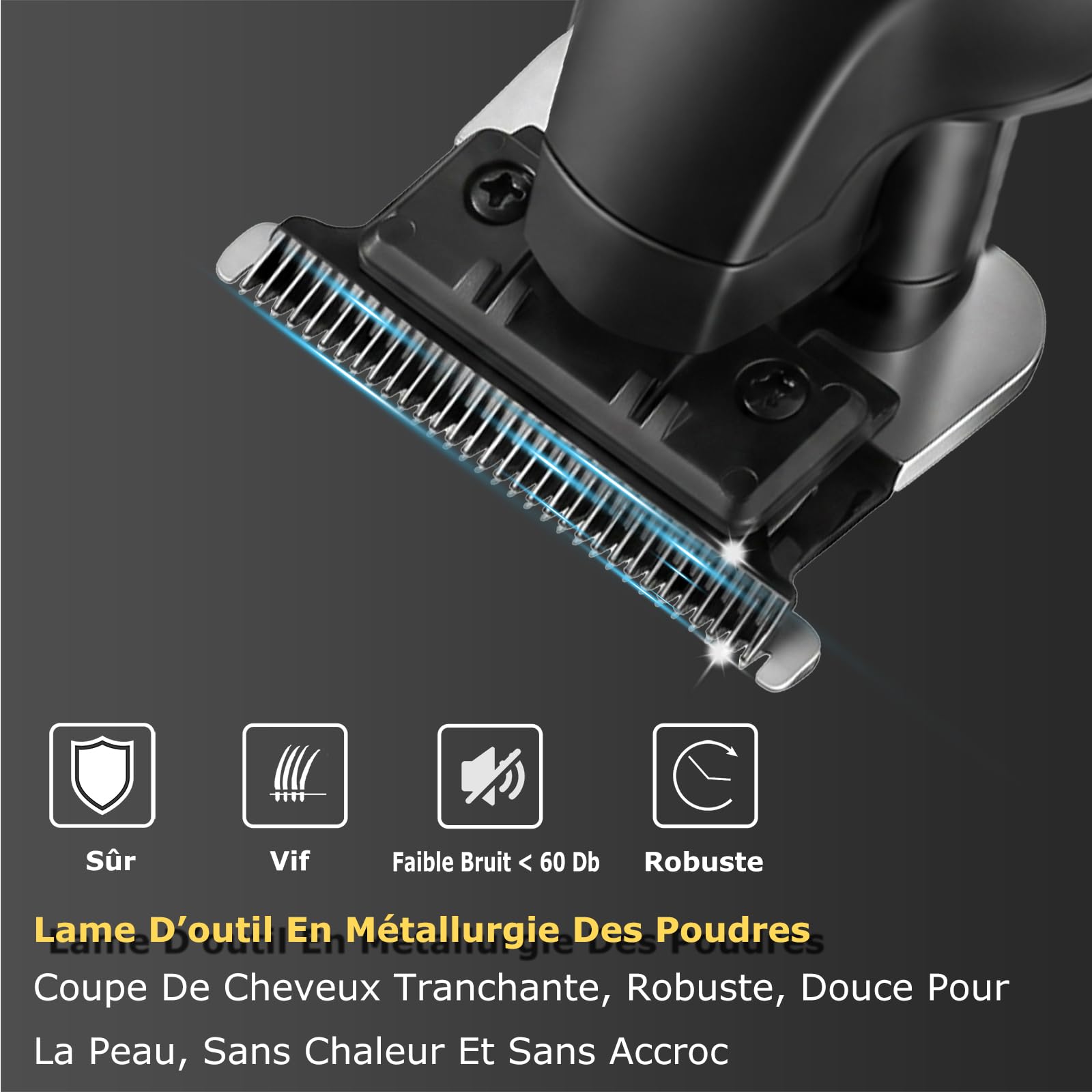 KEMEI 2299+2024 Ensemble Rasoir Électrique et Tondeuse à Cheveux pour Homme
