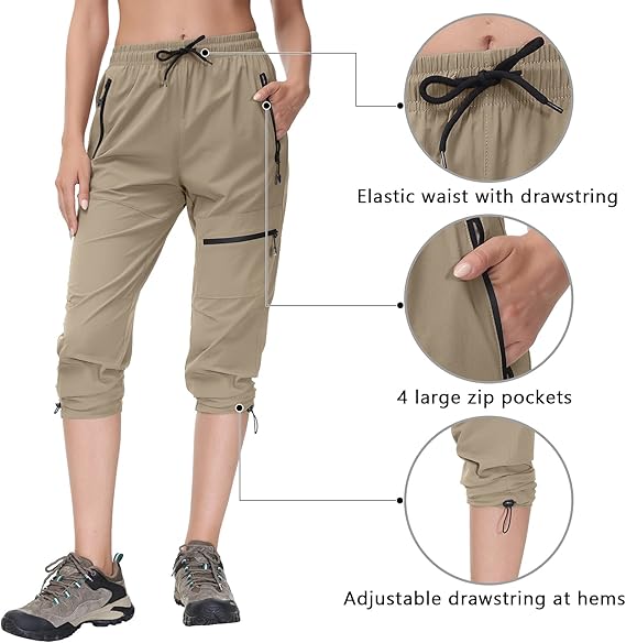 Butrends Dames Wandelbroek Sneldrogende Outdoorbroek Uv Bestendige Trekkingbroek