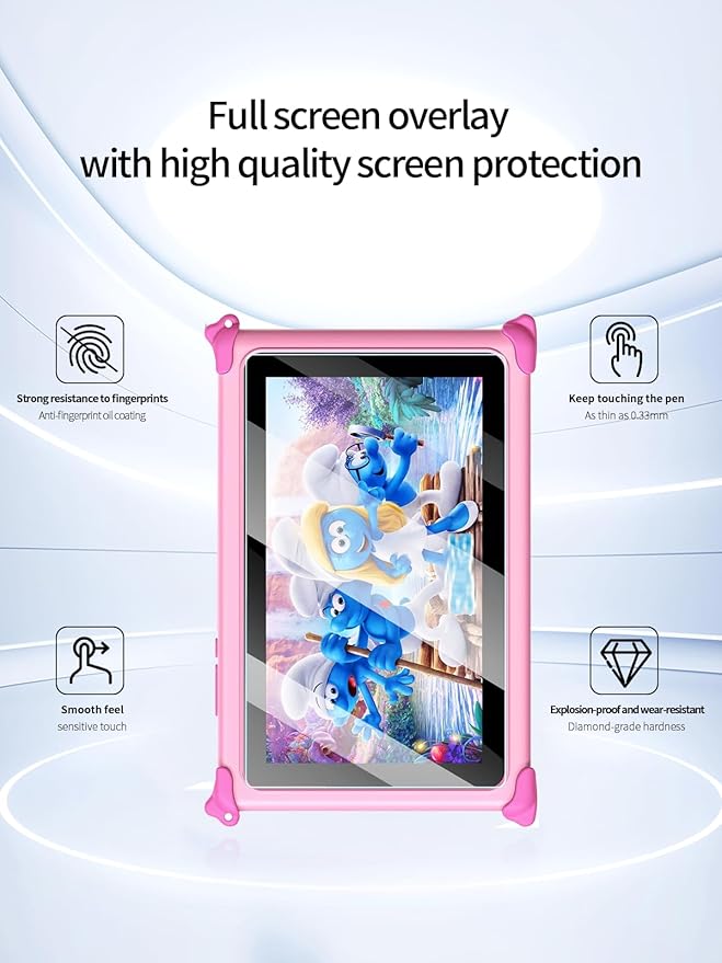 Protector de Pantalla de Vidrio Templado para Trayoo KIDS710 Tableta 7 Pulgadas, 2 Paquetes miniatura 2