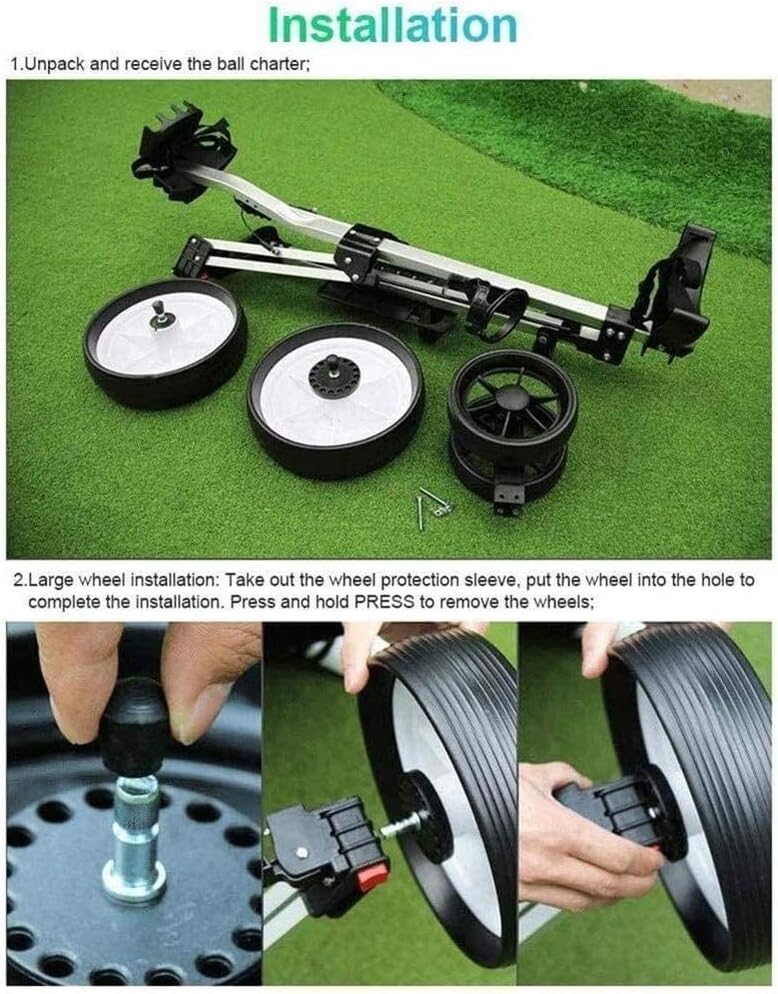 Golf PushCart Push Cart for Golf Clubs 4 Wheel Golf Cart Push Pull, Folding Golf Pull Trolley with Drink Holder, Compact Pull Caddy Cart, Easy to Open