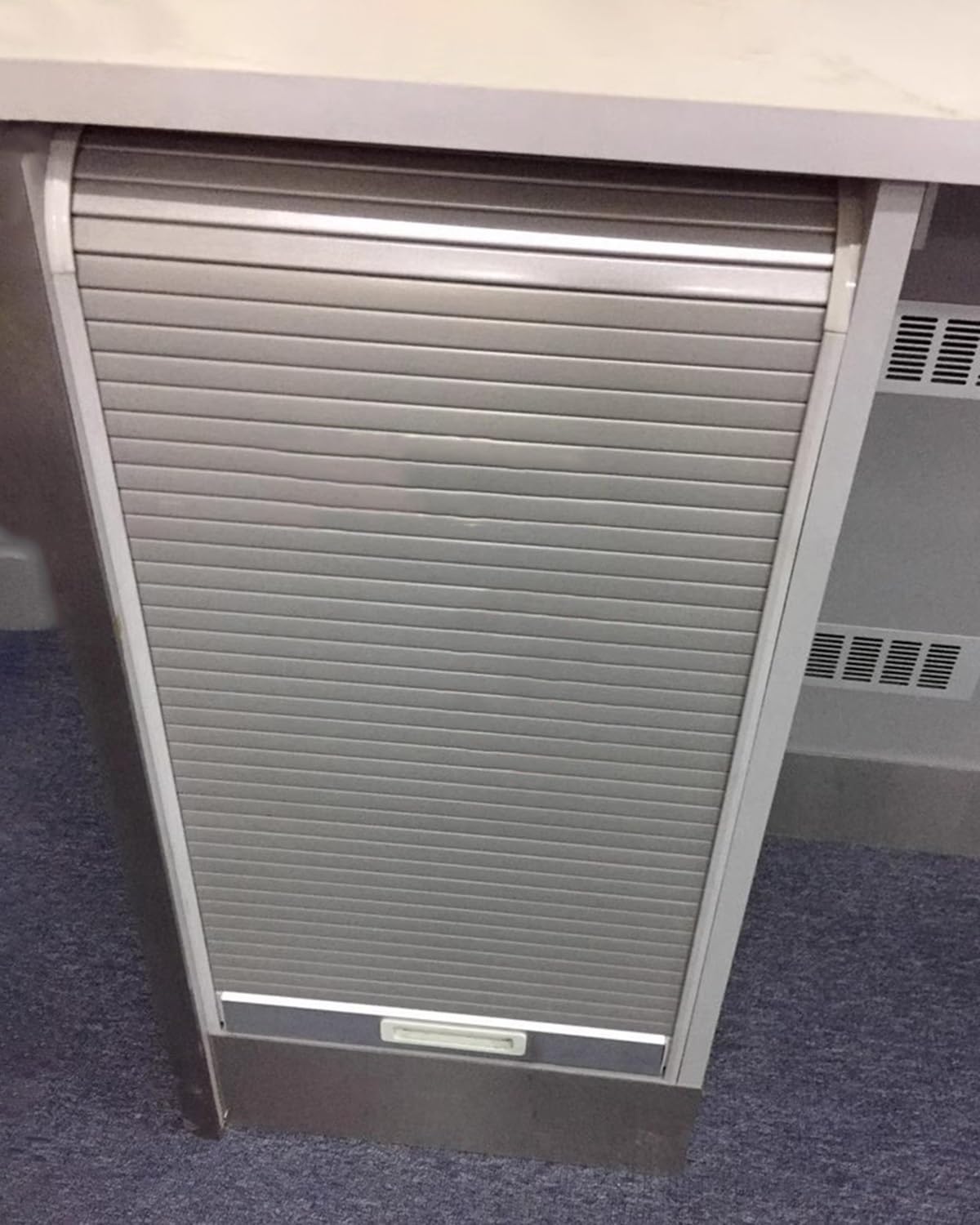 Foelanne Wxh Accordion Folding Door Kit, Tambour Door For Kitchen Cabinet Silver Gray Multiple Sizes(60X90cm (23.6X35.4))