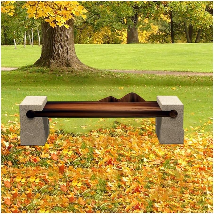 Benches, Stainless Steel Park Chair - Outdoor Wooden Seating for Landscaping