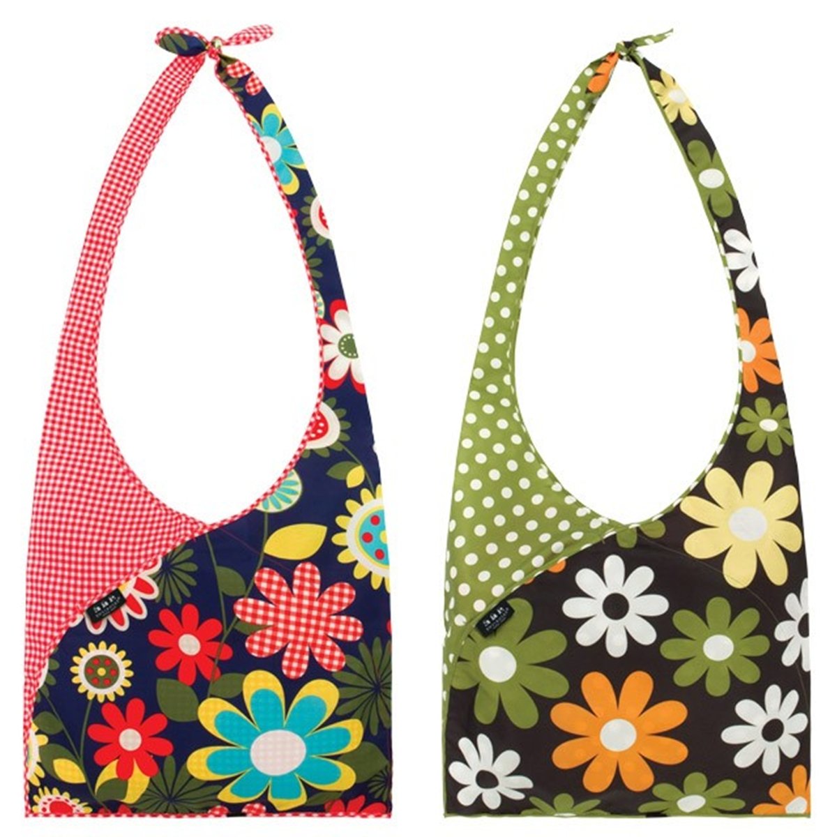 EnvirosaxSet of 2 Slingsax Bags Gingham & Dot