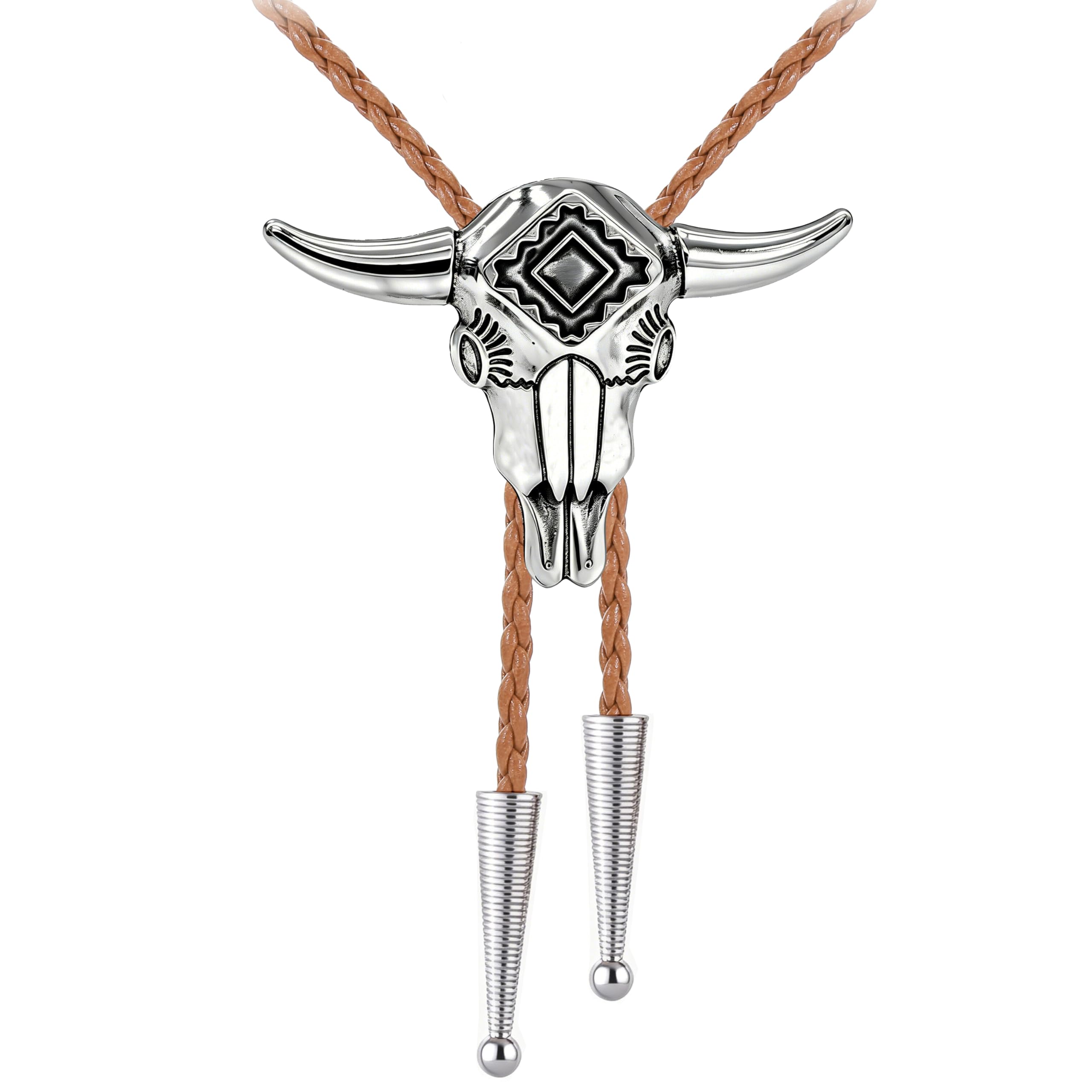 Jeilwiy Bolo Tie for Men Cowboy Ties Western Bolo Tie Necklace for Women