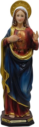 Sagrado Corazon De Maria Estatua 12''/ 11.8 in Sagrado Corazón de María Figura Religiosa