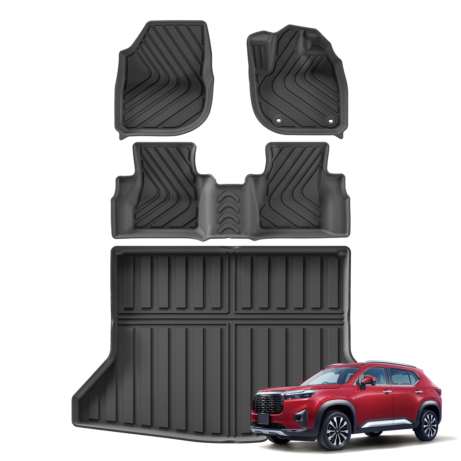Amazon | ホンダ WR-V DG系 専用 フロアマット ラゲッジマット 3D 