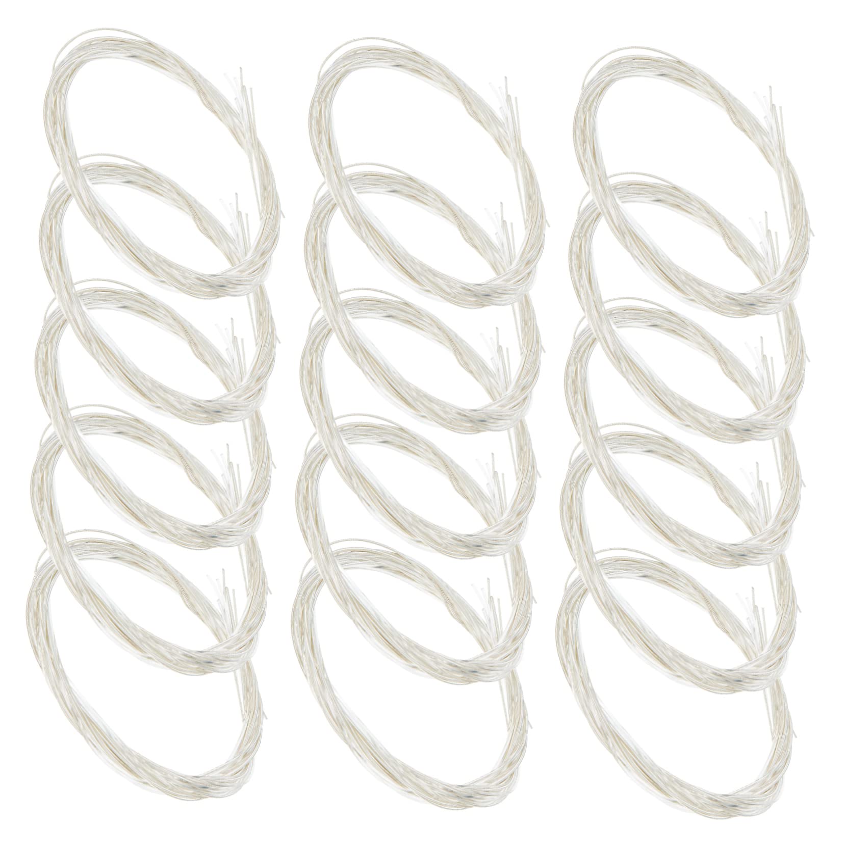 VANZACK 12Pcs Replacement Guitar Strings for Folk Guitar Durable Strings with Sound Easy to Install for Musicians and Performers
