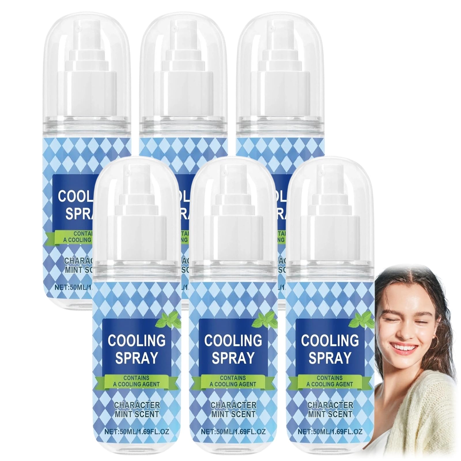 Chłodzący spray do twarzy i ciała – natychmiastowe chłodzenie i przyjemne uczucie – nieklejąca, nawilżająca formuła do podróży, aktywności na świeżym powietrzu, wędrówek, na kemping, plażę, basen (6