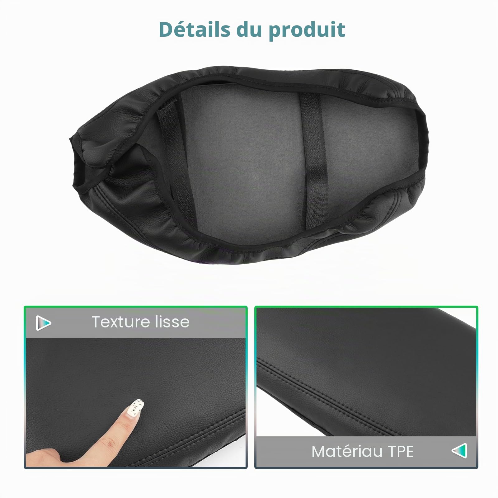GAFAT Compatible avec BMW X3 G45 2025 2026 Housse d'Accoudoir Central, X3 2025 Plug-In Hybrid xDrive Console Centrale Protection Microfibre PU Cuir Rembourrage, X3 G45 Accessoires