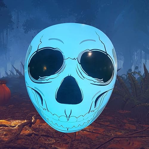 Miniatura 2 de Estatuas solares de jardín para decoración de Halloween, esqueleto humano inflable de Halloween de 21.6 pulgadas con control remoto alimentado por