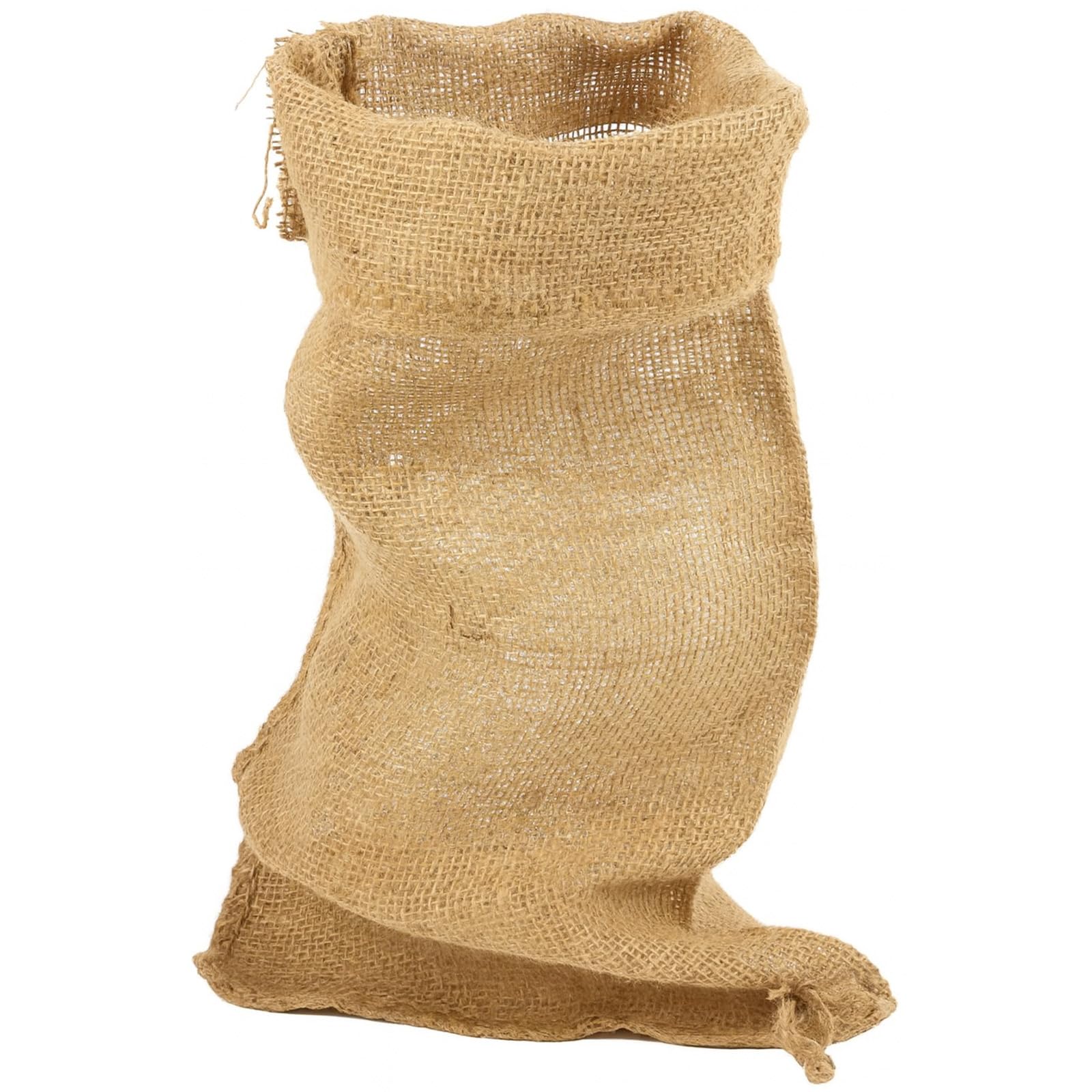 Lot de 18 sacs en toile de jute 60 x 30 cm - Charge maximale : 20 à 25 kg - 100 % toile de jute naturelle - Réutilisables, respirants et stables - Protection contre le gel, les pommes de terre et les