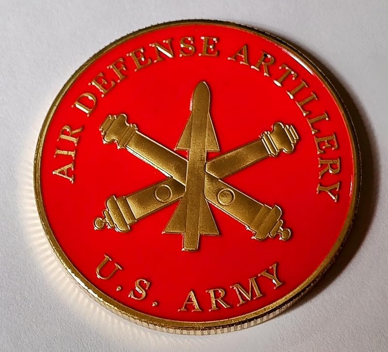 Generic Army Air Defense Artillery #C1475B Military Honor Challenge Coin Award