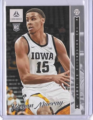 2022-23 Panini Chronicles Draft Picks Luminance #30 Keegan Murray - Rookie Year - Iowa Hawkeyes